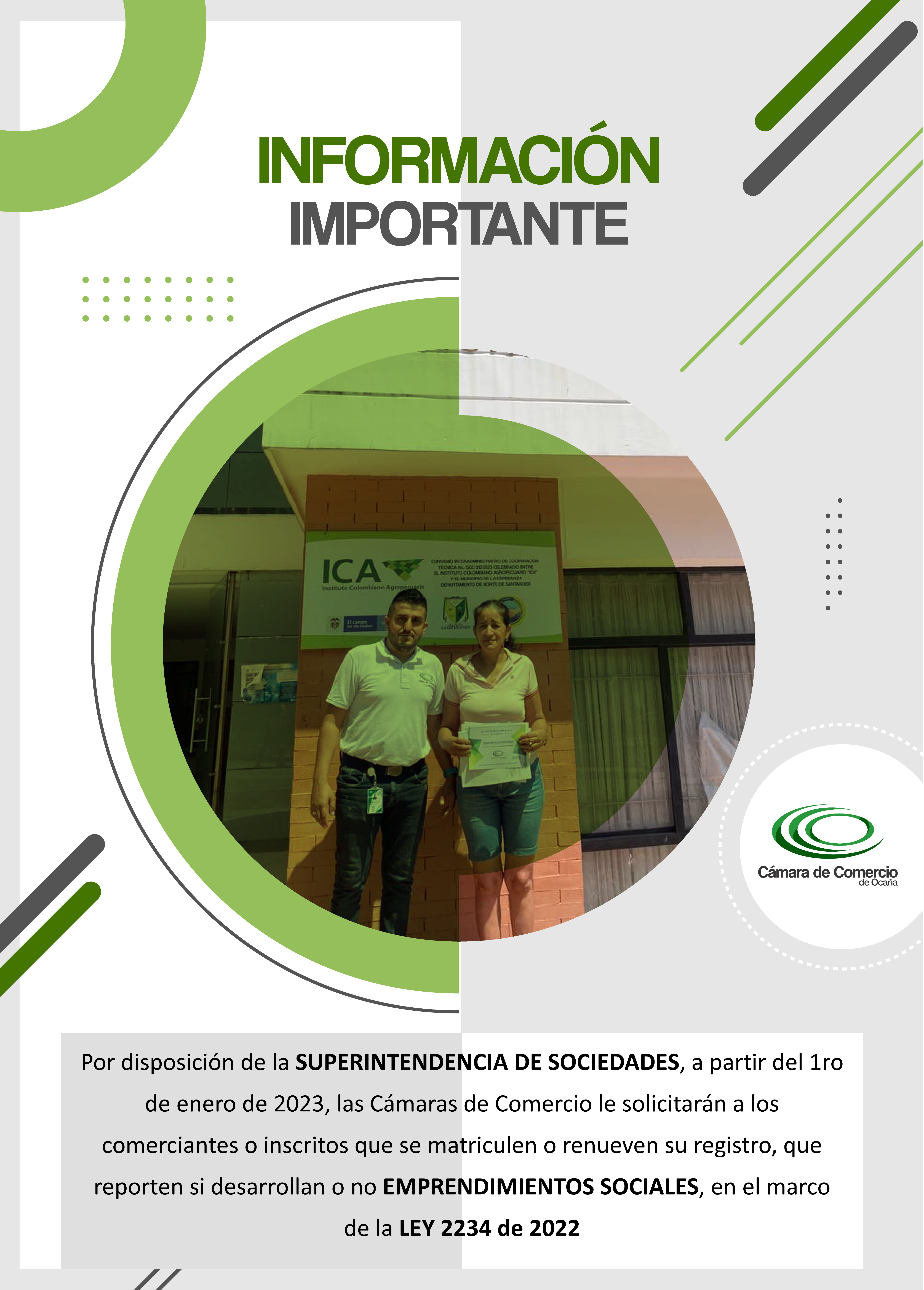 Política Pública de Emprendimiento Social según la ley 2234 de 2022.