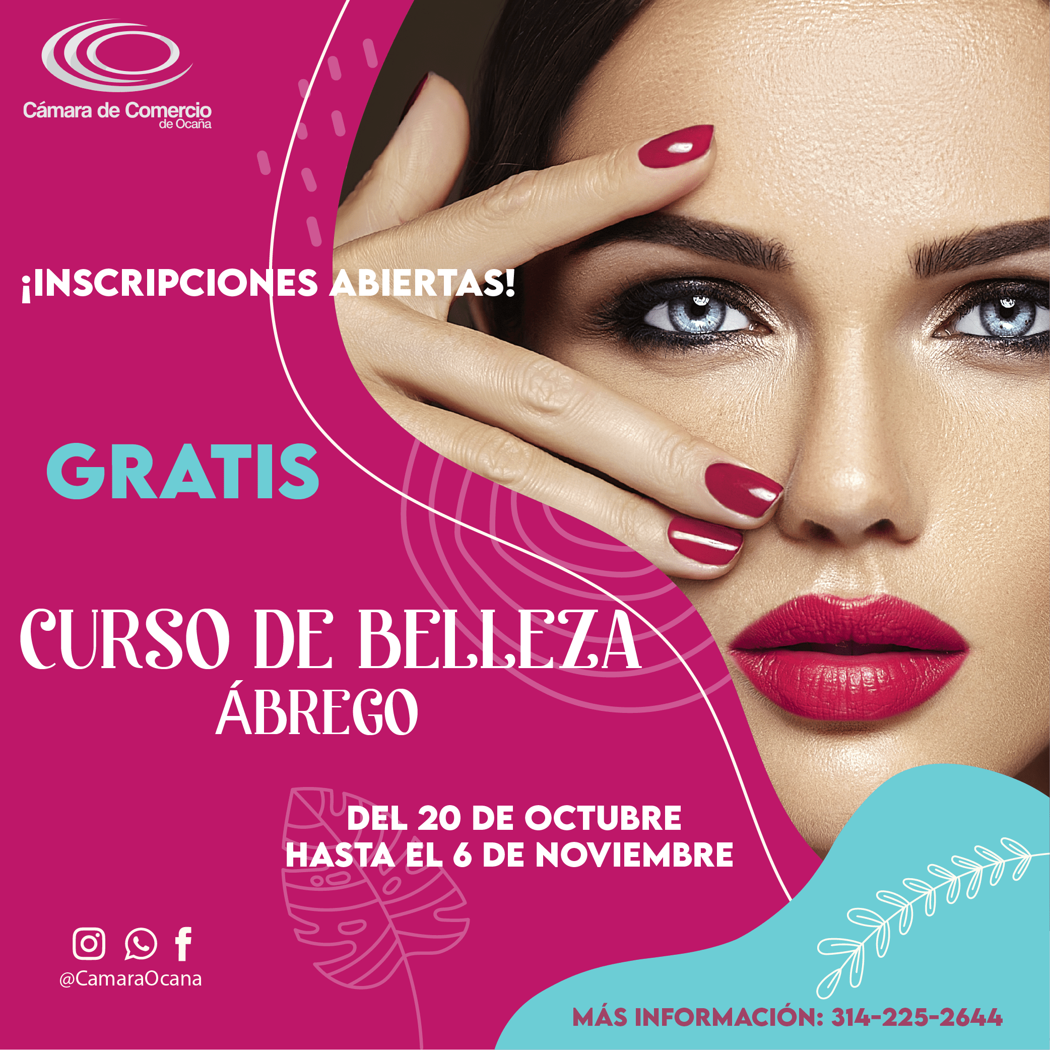 CURSO DE BELLEZA EN ABREGO