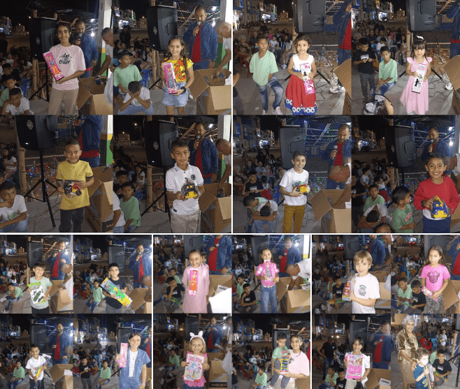 DONACIÓN REGALOS BARRIO PROMESA DE DIOS