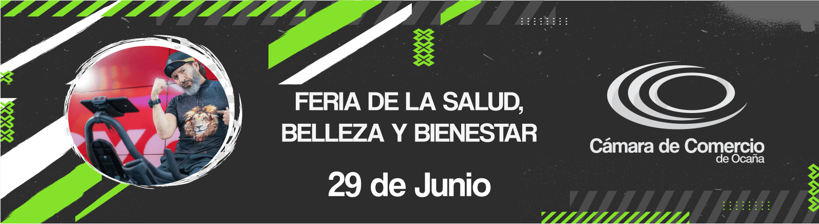 Banner feria salud, belleza y bienestar
