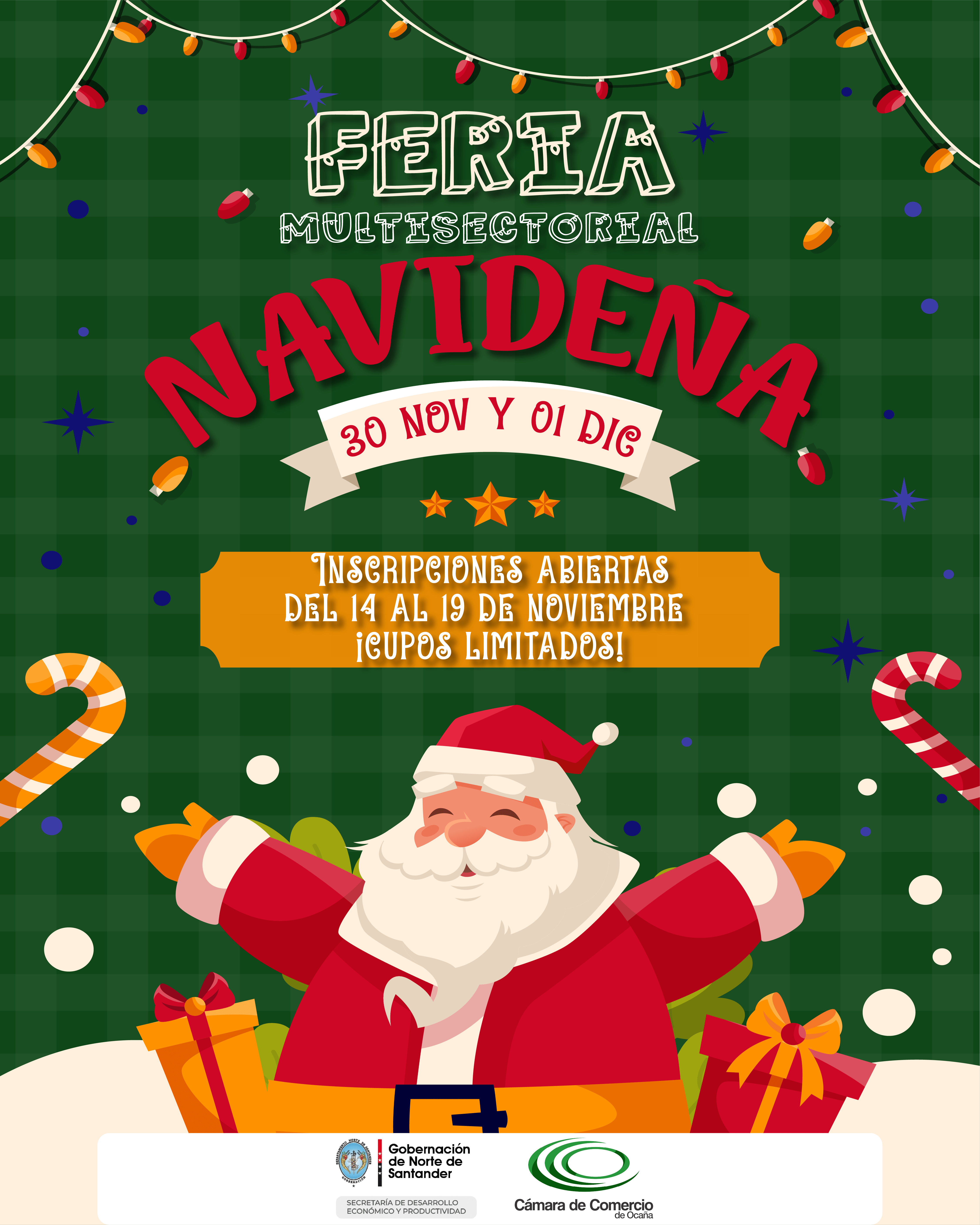 Lee más sobre el artículo ¡PARTICIPA DE LA FERIA NAVIDEÑA MULTISECTORIAL!