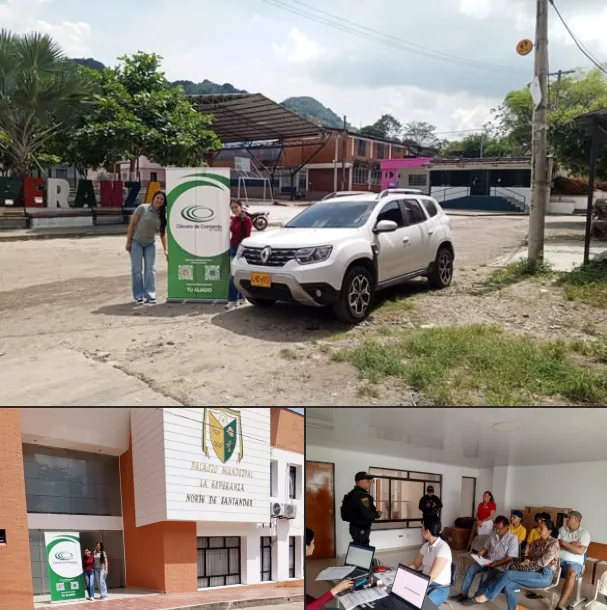 En este momento estás viendo La Cámara Móvil de la Cámara de Comercio de Ocaña llegó al municipio de La Esperanza